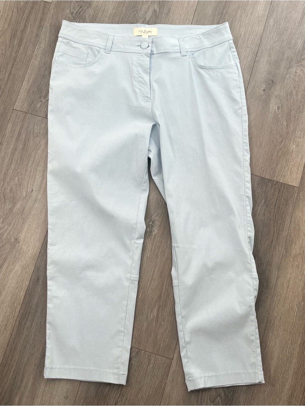 Sag Harbor New York Light Blue Cropped Stretch Pants Women’s Size 10
